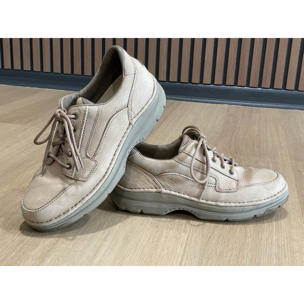 Rockport ProWalker DMX Mens 10.5W Beige Leather Comfort Walking Shoes